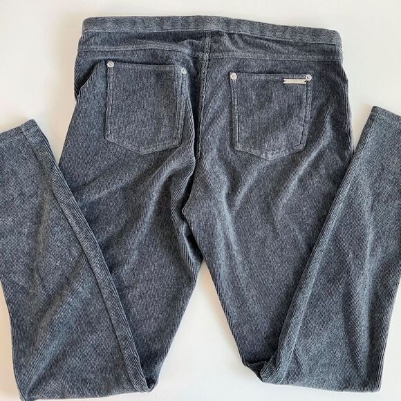 ❤️ MICHAEL MICHAEL KORS CORDUROY PULL ON‎ LEGGINGS / SLIM LEG PANTS, M - Picture 3 of 7